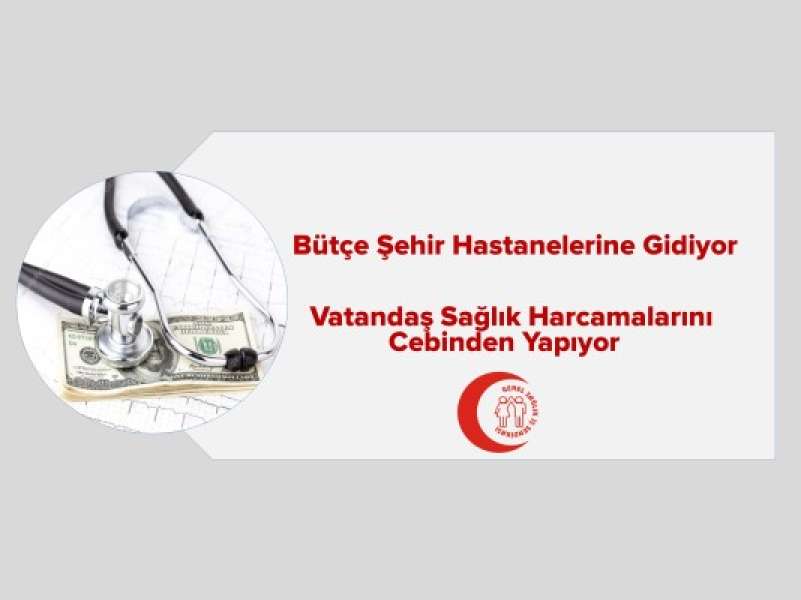 Bütçe Şehir Hastanelerine Gidiyor Vatandaş Sağlık Harcamalarını Cebinden Yapıyor