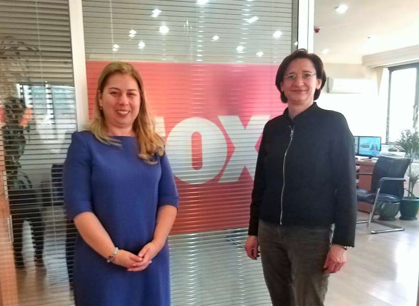 Genel Sağlık-İş Genel Başkanı Zekiye Bacaksız’dan Fox Tv’ye ziyaret