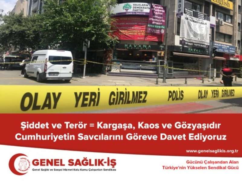 Şiddet ve Terör = Kargaşa Kaos ve Gözyaşıdır