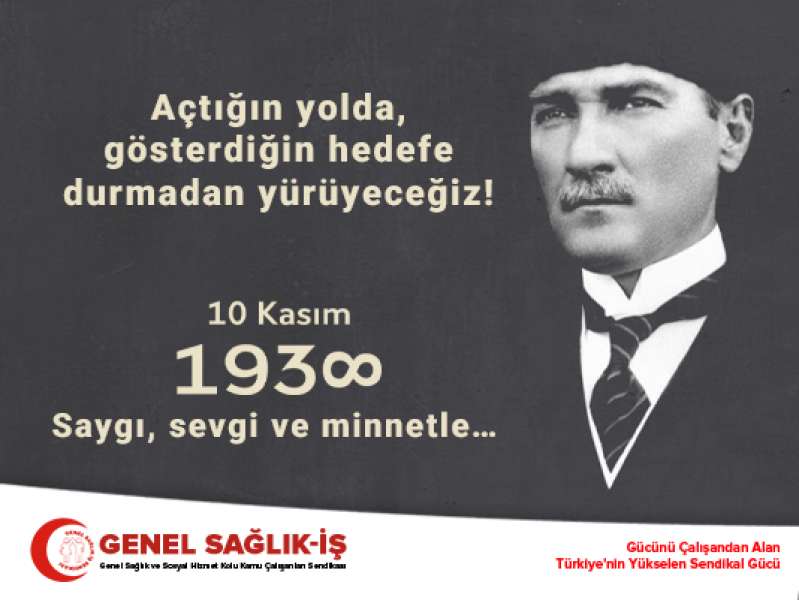 Açtığı yolda, gösterdiği hedefe durmadan yürüyeceğiz!