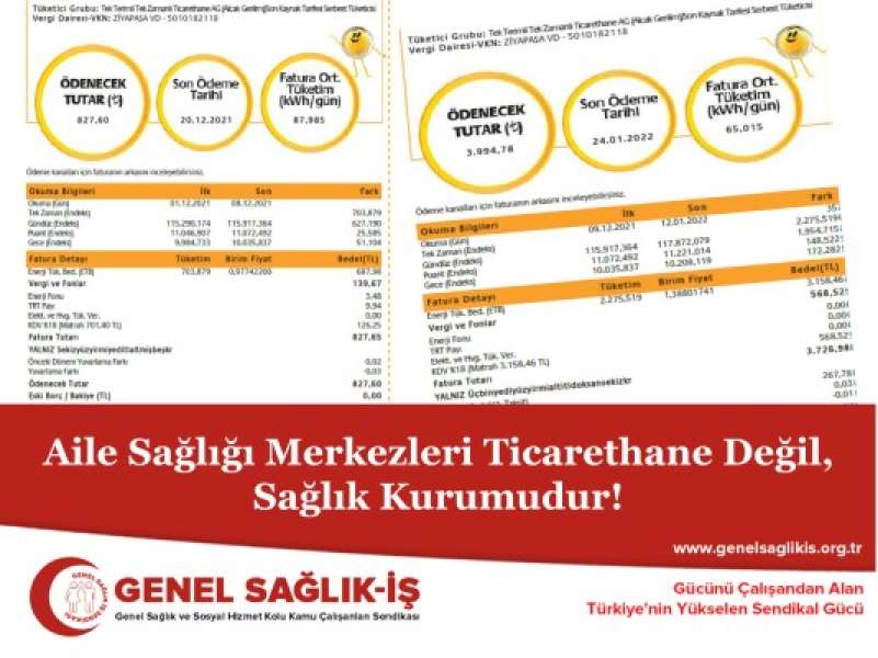 Aile Sağlığı Merkezleri Ticarethane Değil, Sağlık Kurumudur!