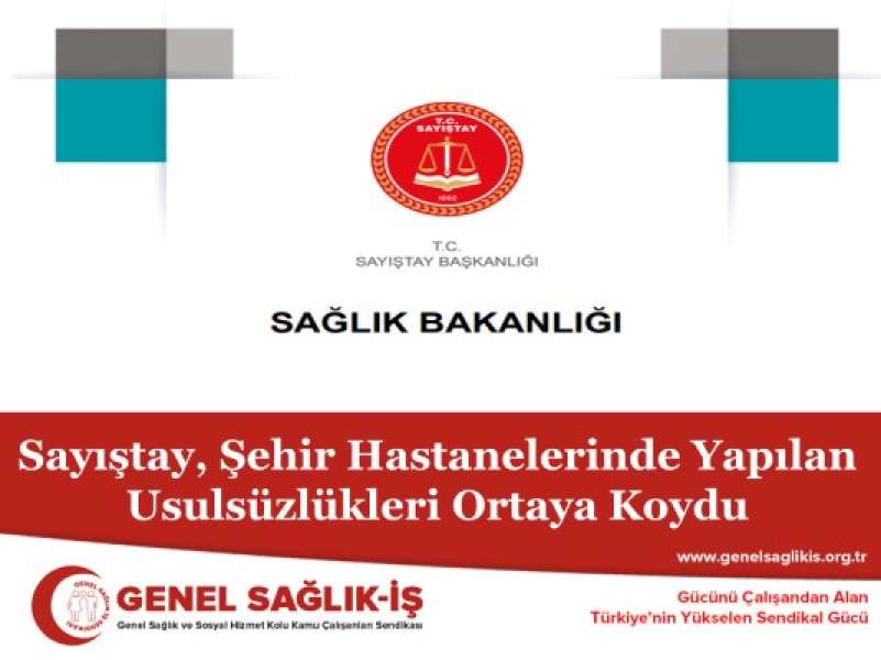 Sayıştay, Şehir Hastanelerinde Yapılan Usulsüzlükleri Ortaya Koydu