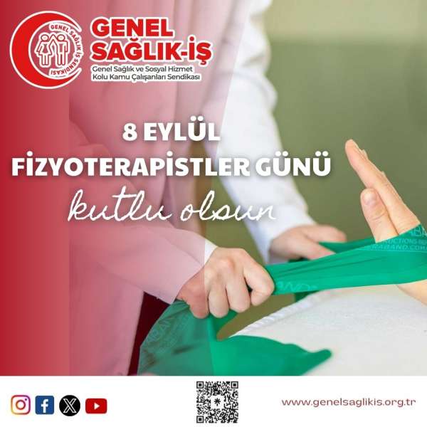 8 Eylül Dünya Fizyoterapistler Günü Kutlu Olsun