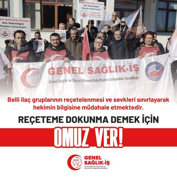 Reçeteme dokunma demek için Omuz Ver!