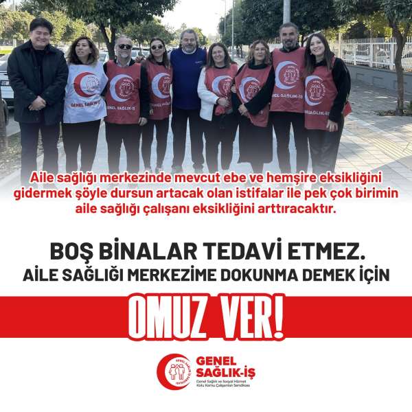 Aile Sağlığı Merkezime dokunma demek için Omuz Ver!