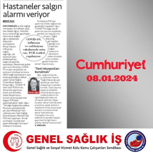 Hastaneler salgın alarmı veriyor!