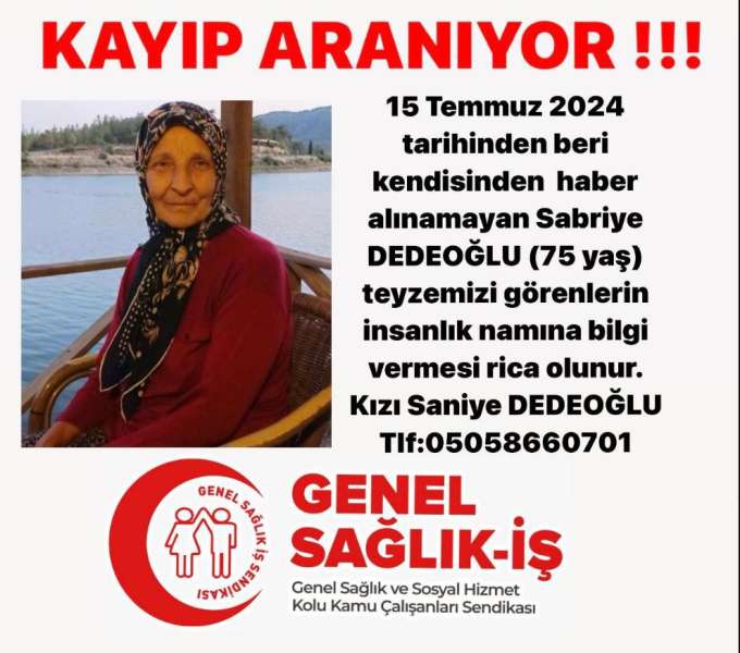 KAYIP ARANIYOR!