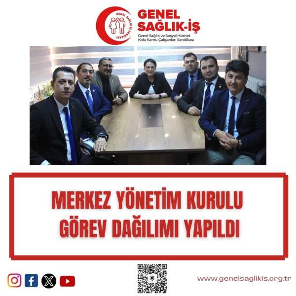 Merkez Yönetim Kurulu Görev Dağılımı Yapıldı