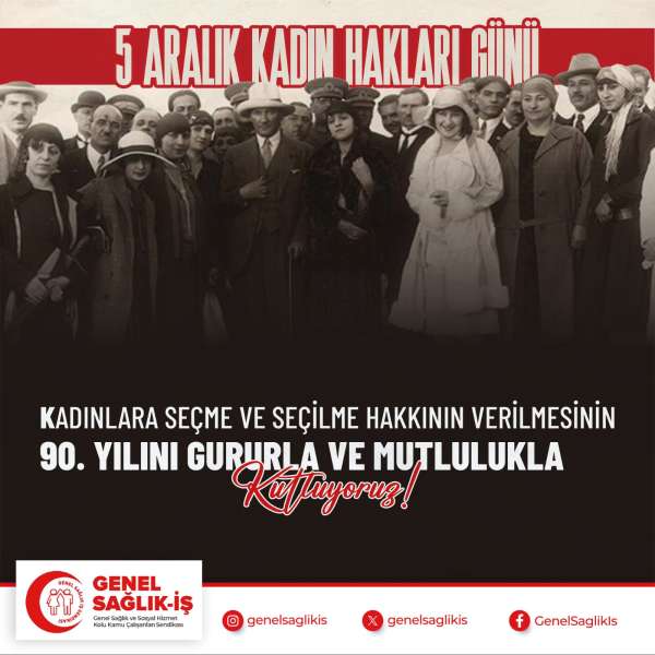 5 Aralık Kadın Hakları Günü