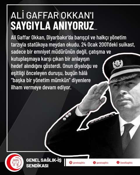 Ali Gaffar Okkan'ı Saygıyla Anıyoruz