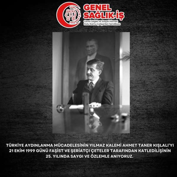 Ahmet Taner Kışlalı'yı saygı ve özlemle selamlıyoruz....