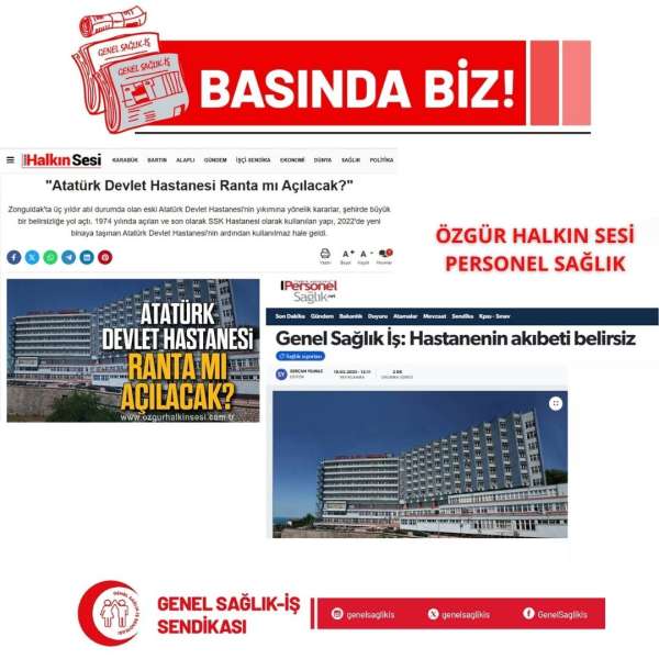 Genel Sağlık İş: Hastanenin akıbeti belirsiz