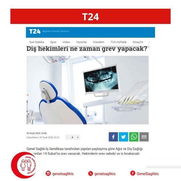 Diş hekimleri ne zaman grev yapacak? T24