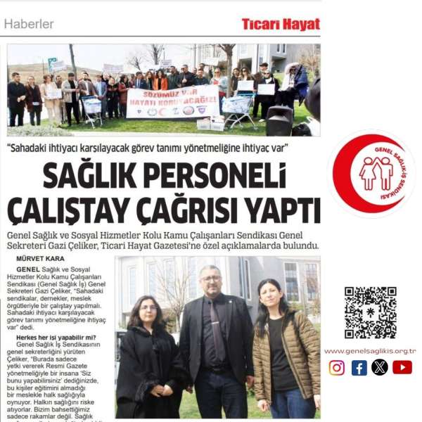 Sağlık Personeli Çalıştay Çağrısı Yaptı / Ticari Hayat